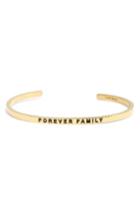 Women's Mantraband Forever Family Cuff