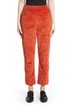 Women's Isa Arfen Crushed Velvet Pants Us / 10 Uk - Orange