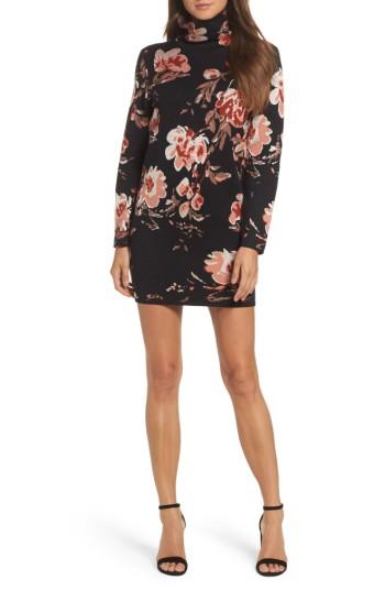 Women's Ali & Jay Feeling Myself Mock Neck Sheath Dress - Black