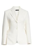 Women's Theory Admiral Crepe Lace-up Suit Jacket