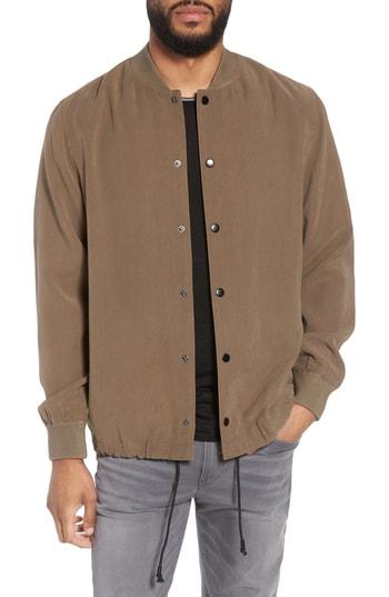Men's Calibrate Trim Fit Varsity Jacket - Green