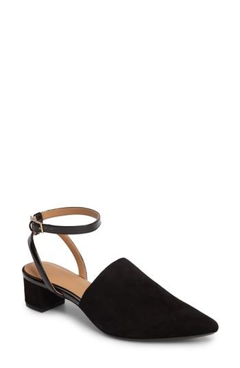 Women's Calvin Klein Ginetta Ankle Strap Pump M - Grey