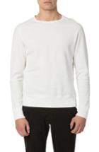 Men's Good Man Brand Wrap Textured Cotton Sweatshirt - White