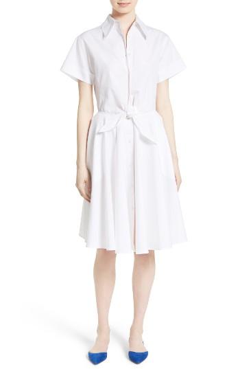 Women's Diane Von Furstenberg Cotton Shirtdress - White