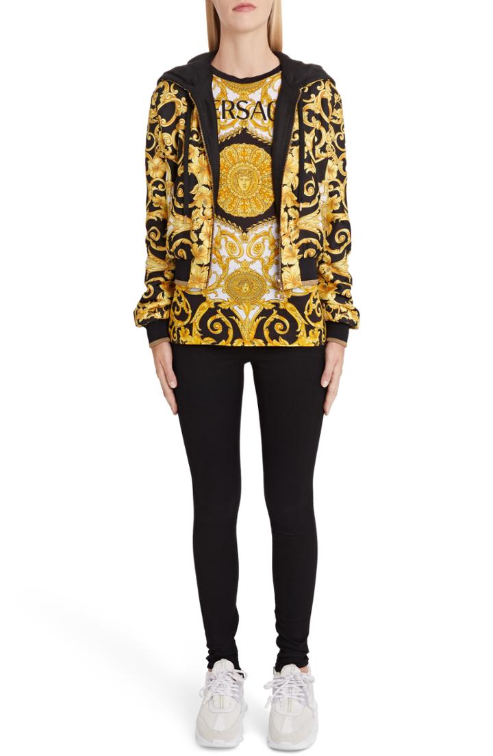 Women's Versace First Line Skinny Jeans - Black