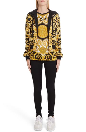 Women's Versace First Line Skinny Jeans - Black