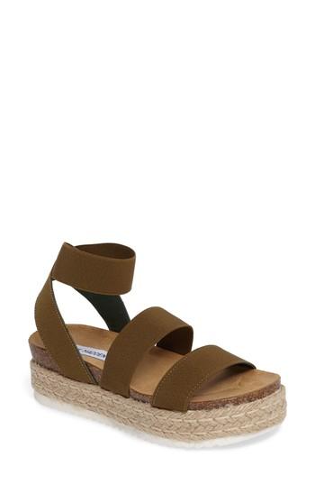 Women's Steve Madden Kimmie Flatform Sandal M - Blue