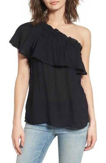 Women's Hinge One-shoulder Ruffle Top