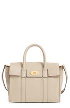 Mulberry 'small Bayswater' Leather Satchel - Grey