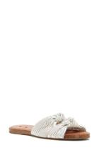 Women's Ed Ellen Degeneres Shiri Slide Sandal .5 M - White