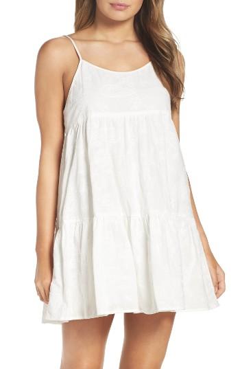 Women's Bb Dakota Kendra Paisley Embroidered Slipdress - Ivory