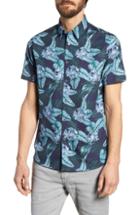 Men's Ted Baker London Folinor Slim Fit Floral Cotton Shirt