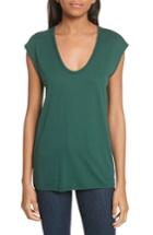 Women's Theory Madya Plume Jersey Tee, Size - Green