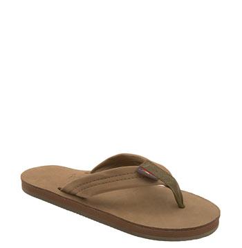 Women's Rainbow Wide Strap Thong - Brown