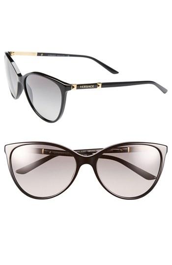 Women's Versace 'pilot' 58mm Sunglasses -