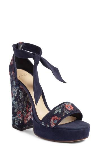 Women's Alexandre Birman Celine Platform Sandal M - Blue