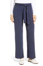Women's Chaus Stamp Tiled Tie Waist Pants - Blue