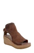 Women's A.s.98 Nathan Platform Wedge Sandal .5us / 36eu - Brown