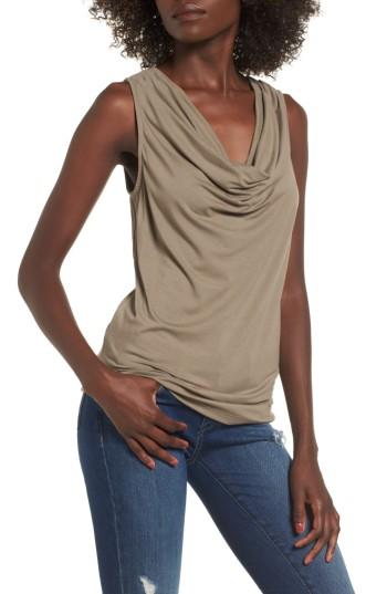 Women's Supertrash Tangy Drape Neck Sleeveless Top - Green