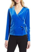 Women's Topshop Front Zip Polo Shirt Us (fits Like 10-12) - Burgundy