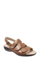 Women's Trotters Kendra Strappy Slingback Sandal M - Brown