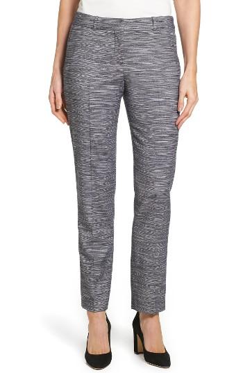 Women's Boss Tifyna Wool Blend Straight Leg Pants - Blue