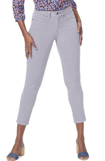 Women's Nydj Alina High Waist Ankle Jeans - Grey