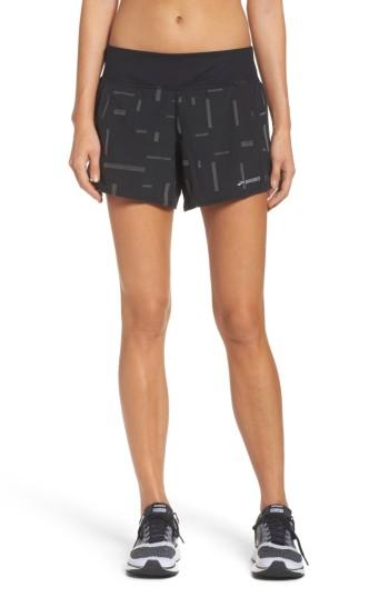 Women's Brooks Chaser Running Shorts - Black