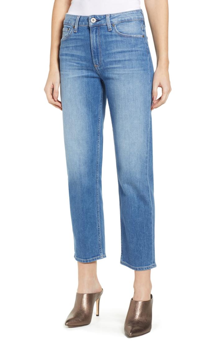 Women's Paige Vintage Noella High Waist Straight Leg Jeans