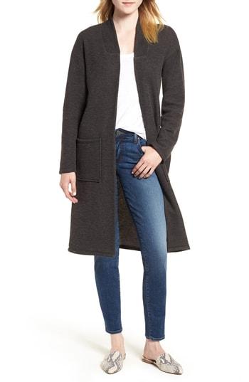 Women's Bobeau Long Cardigan - Black