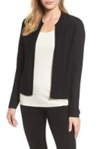 Women's Eileen Fisher Tencel Jacquard Jacket, Size - Blue
