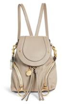 See By Chloe Small Olga Leather Backpack - Grey