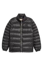 Women's Burberry Smethwick Archive Logo Quilted Down Puffer Coat - Black