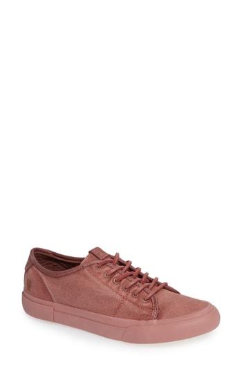 Women's Frye Gia Low Lace-up Sneaker .5 M - Pink