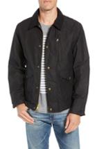 Men's Filson Short Mile Marker Waxed Cotton Jacket - Black