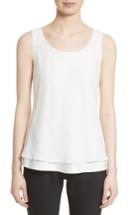 Women's Lafayette 148 New York Ryan Layered Silk Blouse