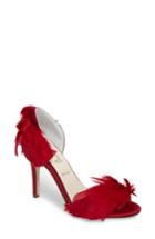 Women's Something Bleu Hammond D'orsay Sandal .5 M - Red