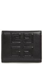 Women's Givenchy Emblem Lambskin Leather Trifold Wallet -