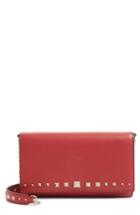 Women's Valentino Garavani Lovestud Wallet On A Chain - Red
