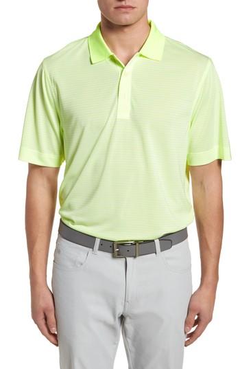 Men's Cutter & Buck Trevor Stripe Drytec Polo, Size - Yellow
