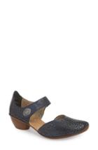 Women's Rieker Antistress 'mirjam 11' Two-piece Pump .5-9us / 40eu - Blue