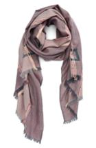 Women's Madewell Textured Geo Scarf, Size - Pink