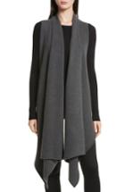 Women's Brochu Walker Sorin Merino Wool Blend Wrap Vest - Grey