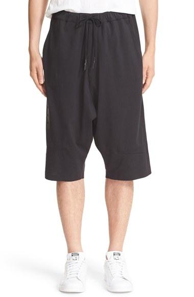Men's Y-3 Skylight Grommet Vented Shorts