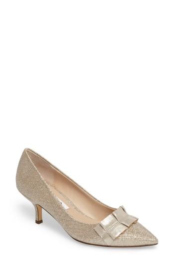Women's Nina Thea Pointy Toe Pump .5 M - Metallic