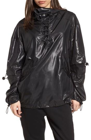 Women's Ivy Park Hi Shine Lace-up Jacket