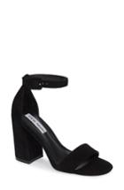 Women's Steve Madden Joss Ankle Strap Sandal .5 M - Black