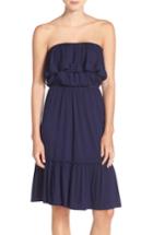 Women's Felicity & Coco Strapless Ruffle Blouson Jersey Dress