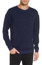 Men's John Varvatos Star Usa Drop Shoulder Sweater, Size - Blue