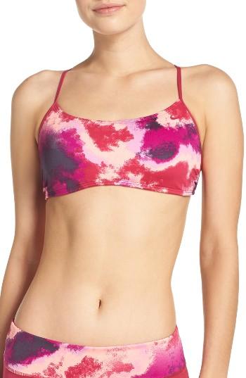Women's Nike Cascade Reversible Bikini Top - Pink